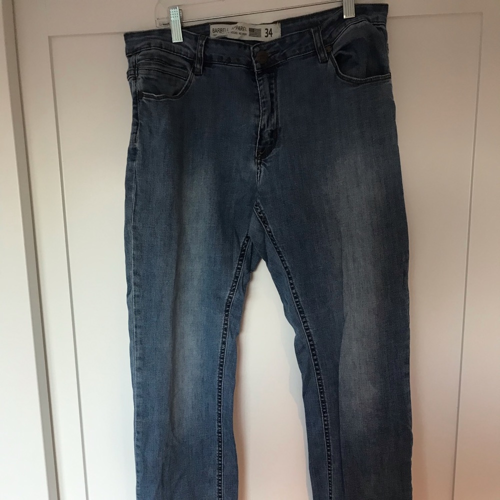 Men’s Size 32 waist Barbell Jeans Light Wash 32